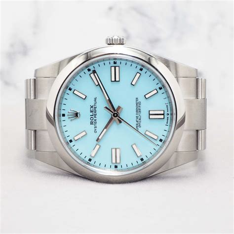 rolex oyster perpetual 41mm tiffany blue|Rolex celebration dial 41mm.